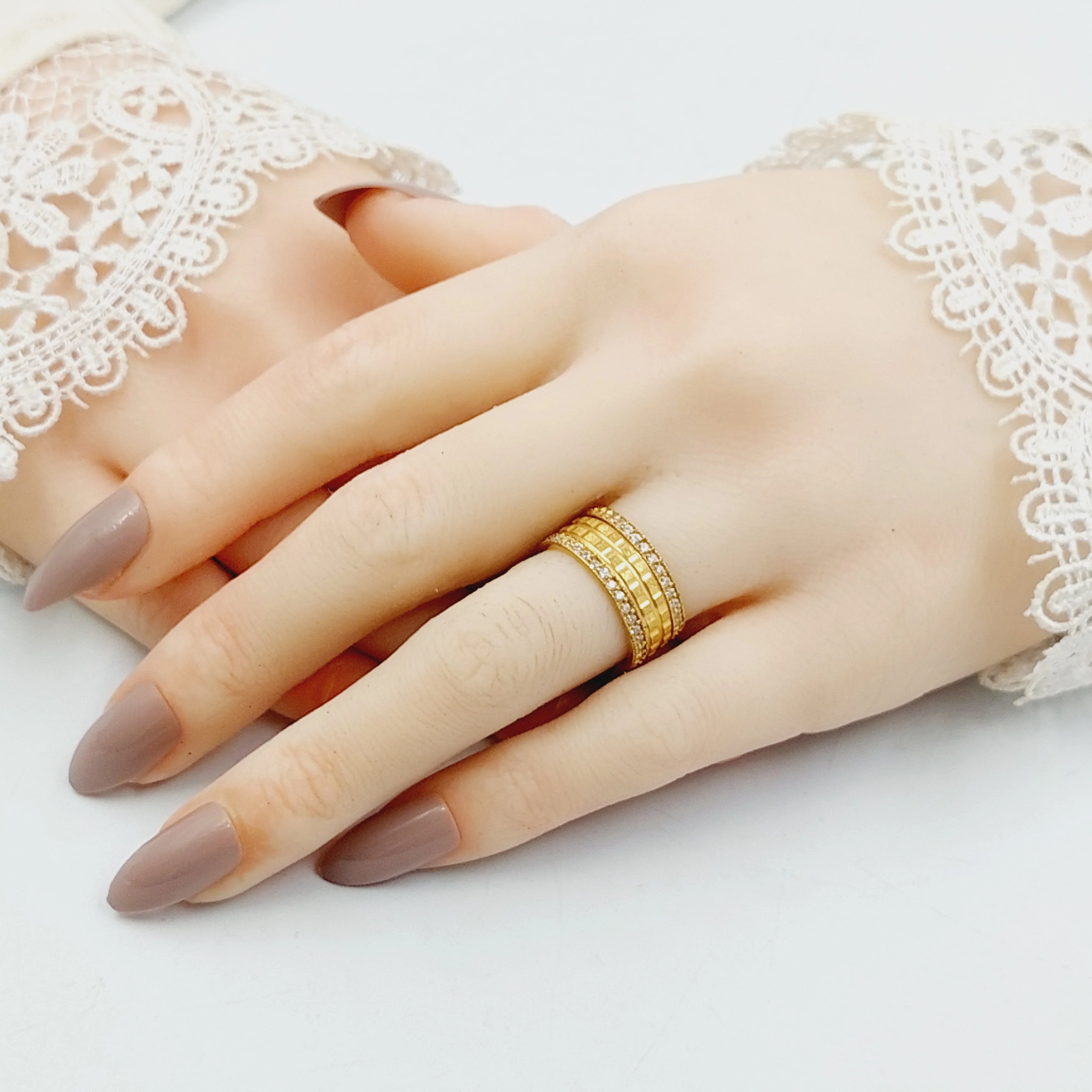 Stone Wedding Ring - Image 5