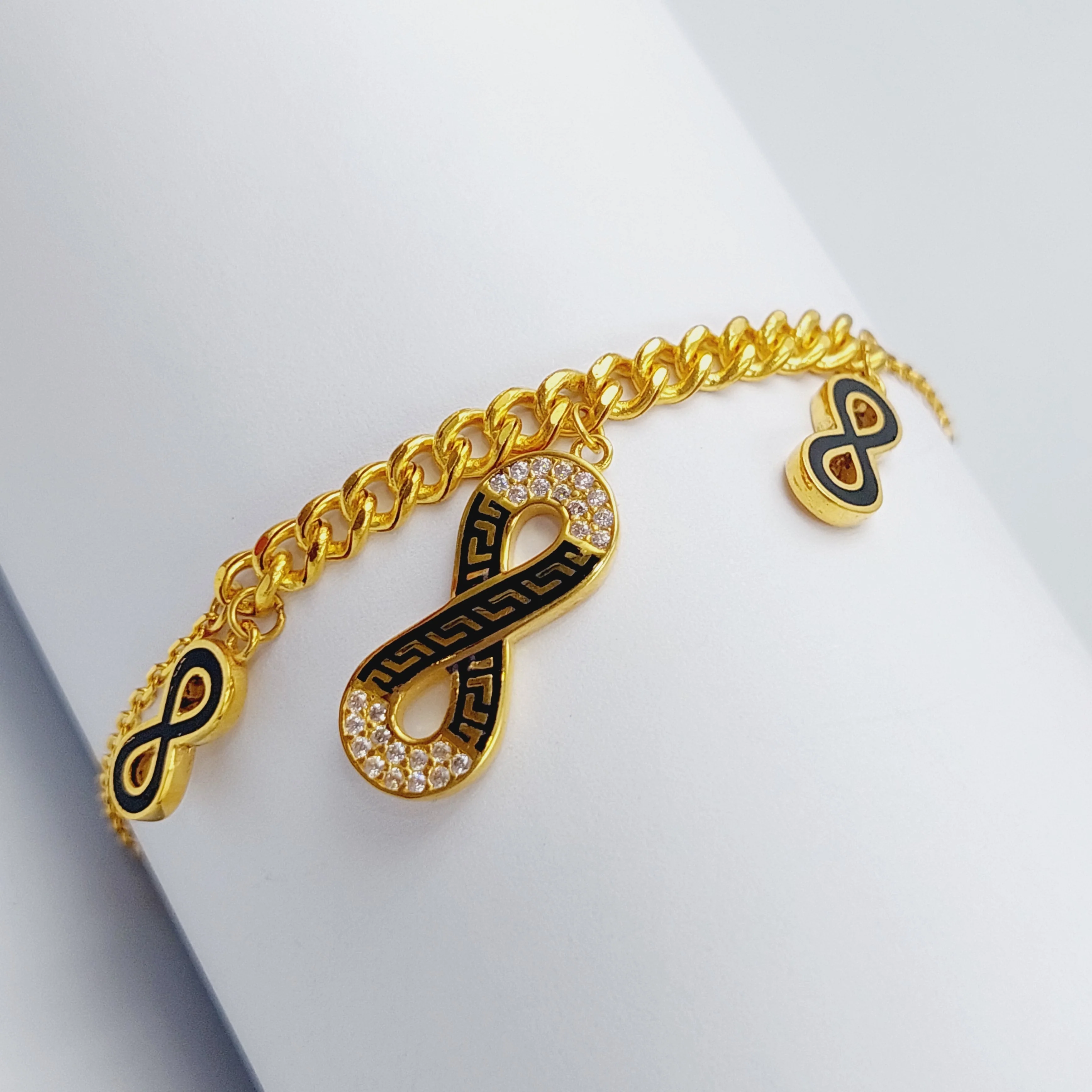 Infinite Enamel Bracelet - Image 4
